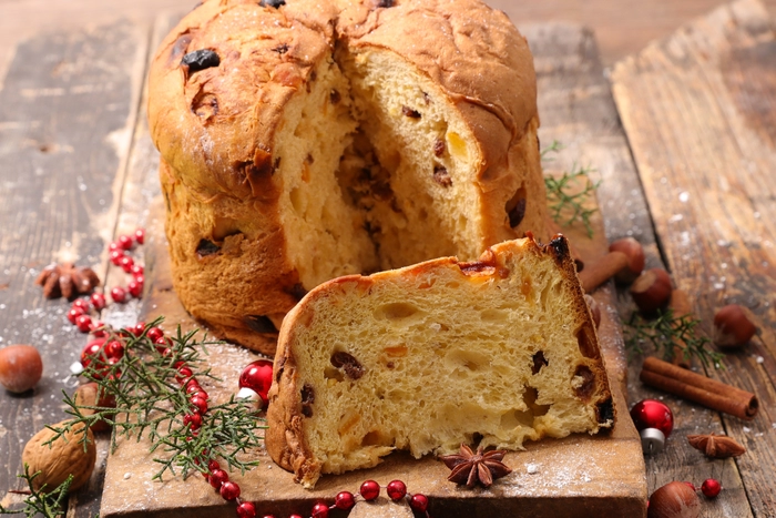 paneton: pralinková bábovka s kandovaným ovocem