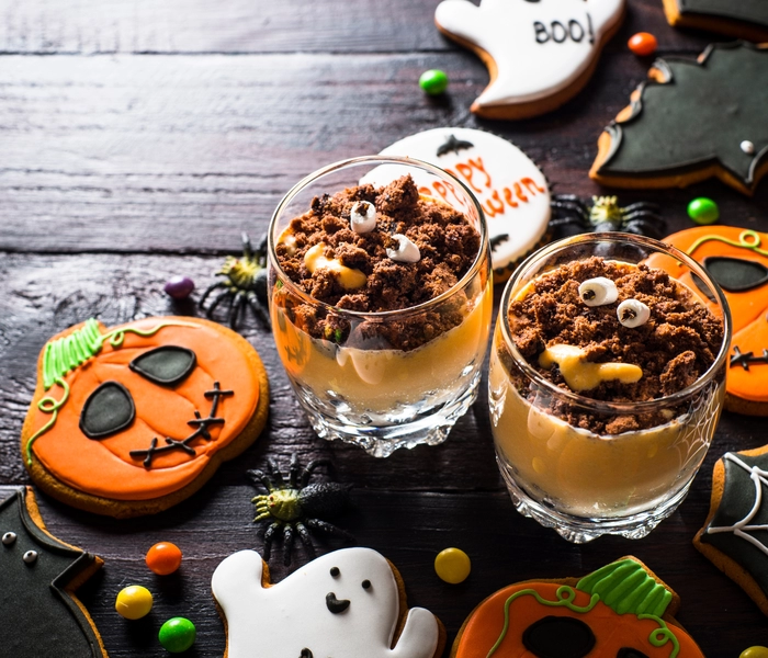 strasidelné halloweenské cukrovinky: 8 kreativních halloweenských nápadů