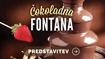 cokoládová fontána - pro nejsladsí párty vaseho zivota