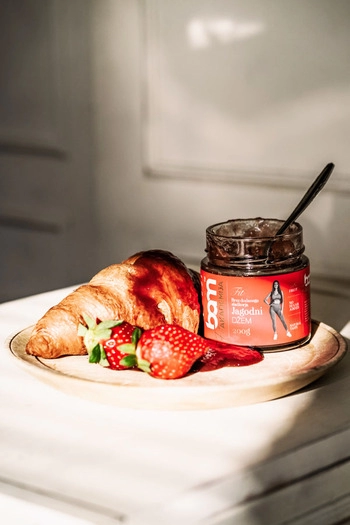 Jahodový džem, bez přidaného cukru, 200 g