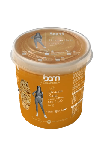 Ovesné vločky 2 GO, ananas a mango, se sladidlem