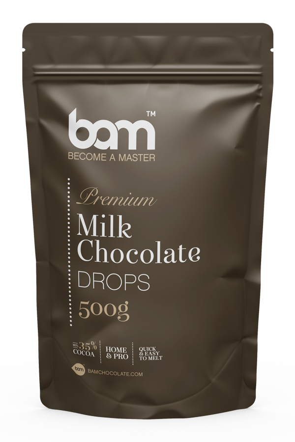 Mléčné čokoládové kapky, 500 g