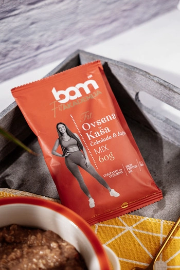 Ovesná kaše, čokoláda a jahoda, 60 g