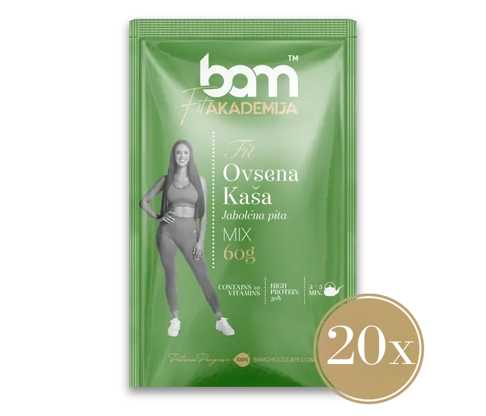 FIT Snídaně, Jablečný koláč, 20 kusů