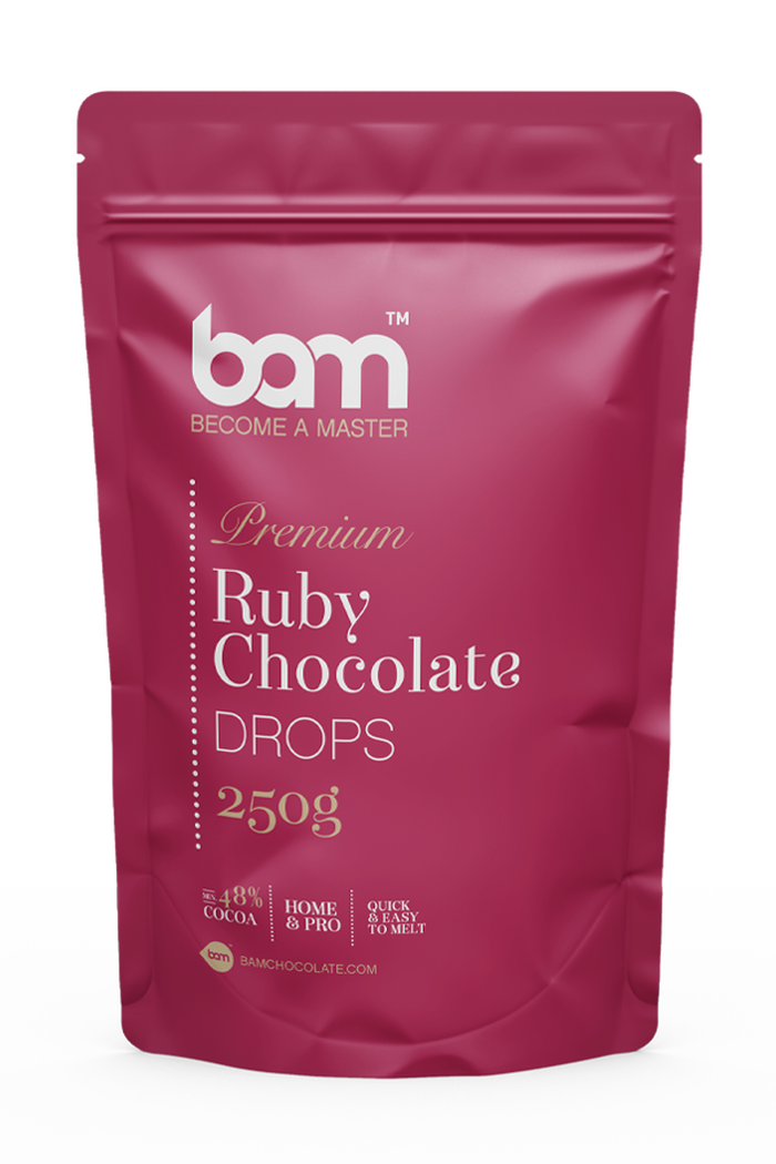 Ruby čokoládové kapky, 250 g