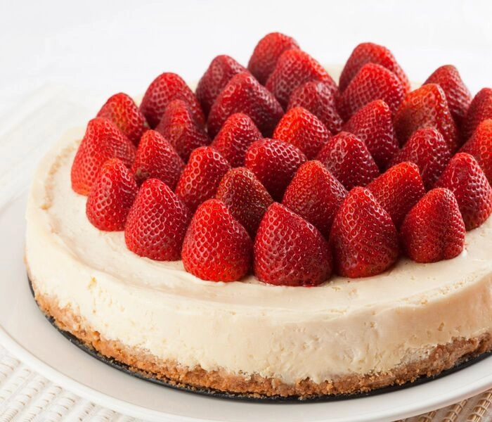 jahodový cheesecake bez pecení