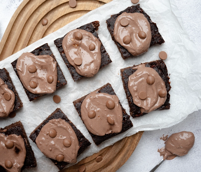 fit cokoládové brownies